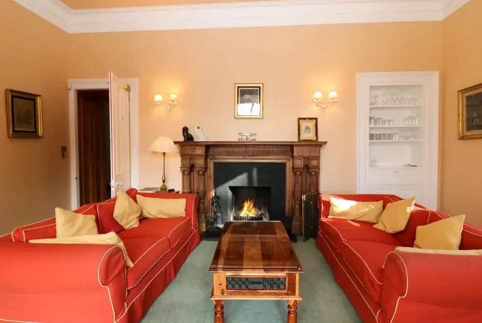 Lounge at 7 Bedroom Large Scottish Country House