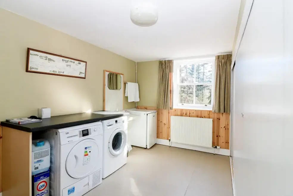 Utility room at 7 Bedroom Large Scottish Country House
