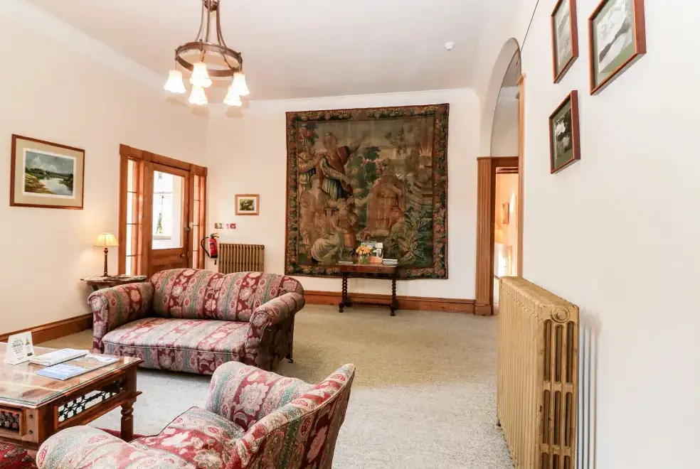 Lounge at 7 Bedroom Large Scottish Country House