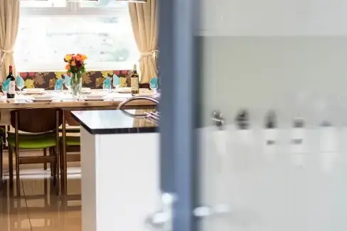 Dining room at Agricola House, Derbyshire