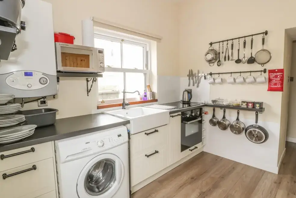Well equipped kitchen at Alma Cottage