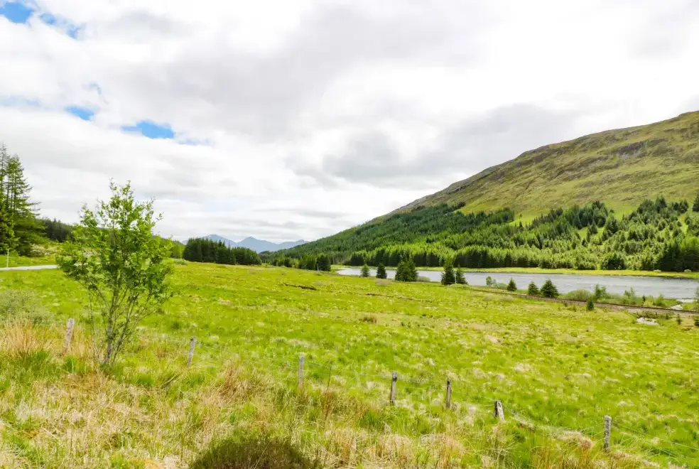 Countryside views at Alma Cottage