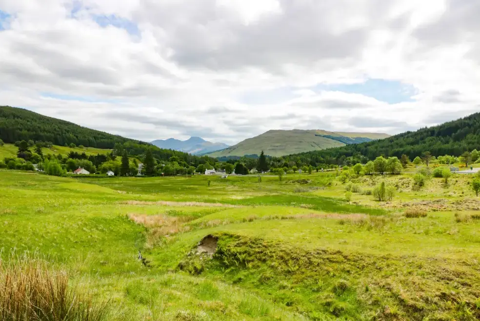 Countryside views at Alma Cottage