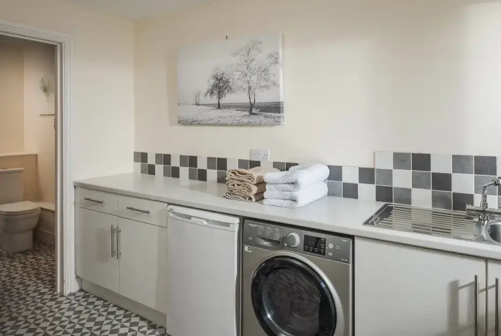 Utility room at Apple Cottage 