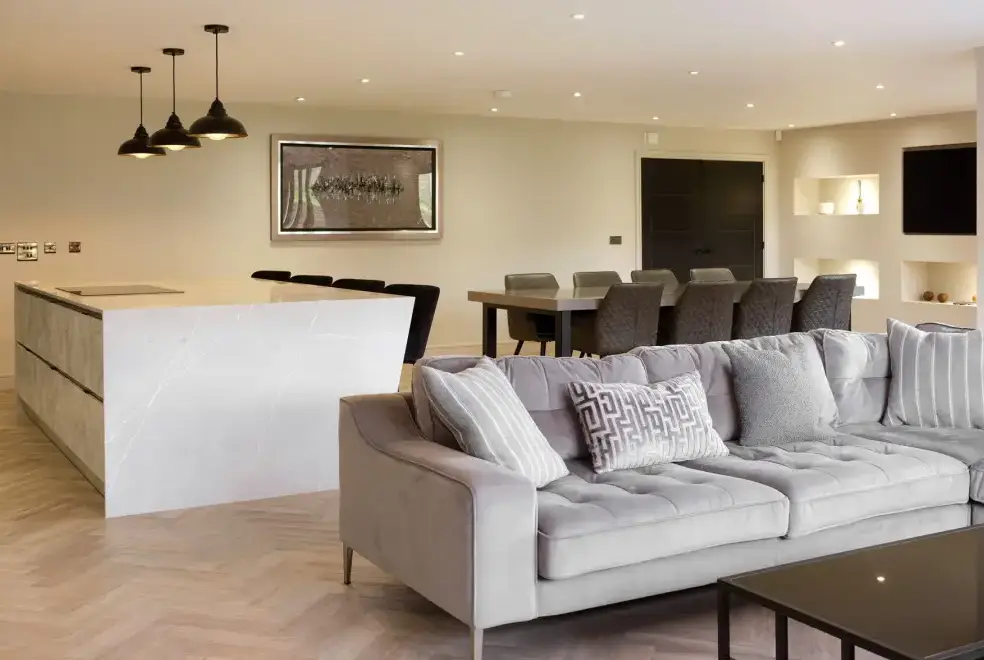 Open plan living area at Archstone House