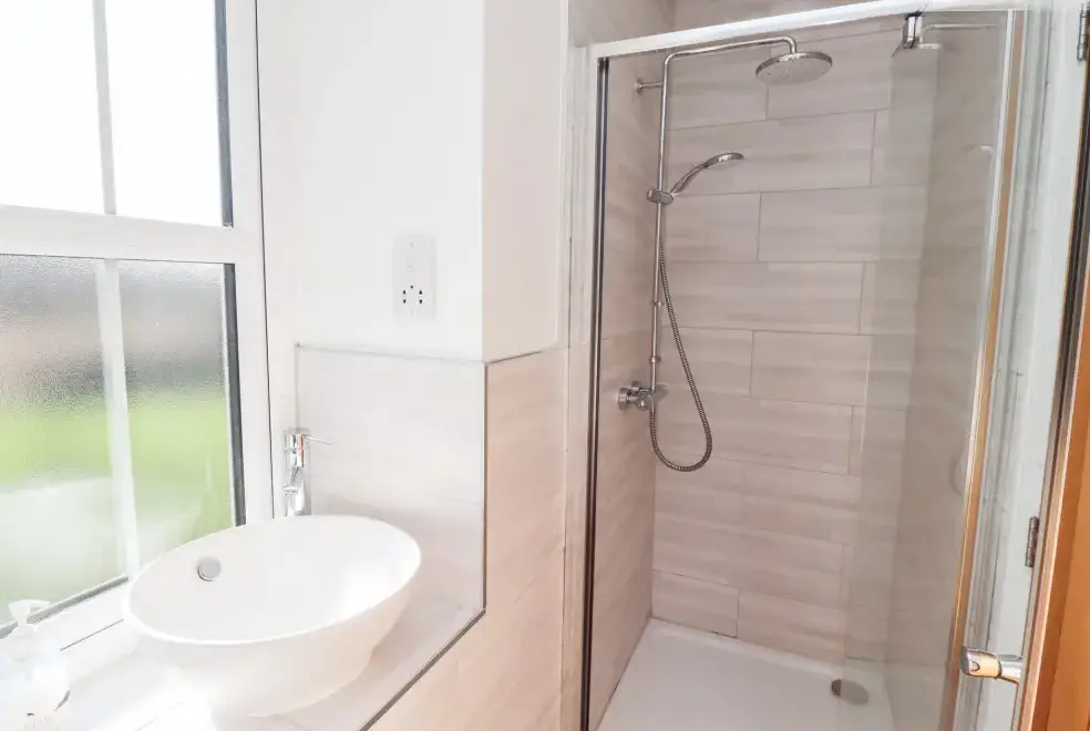Shower room at Ash Cottage