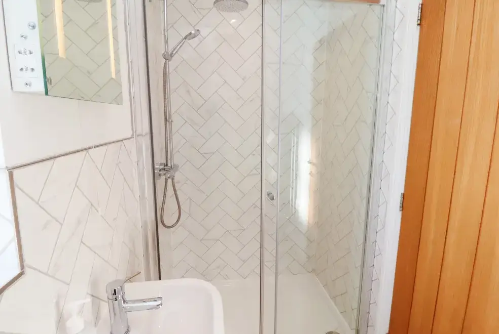Shower room at Ash Cottage