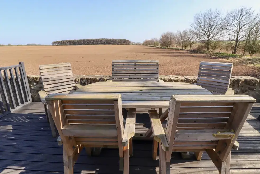Decked area at Ash Cottage