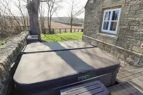 Private Hot Tub at Ash Cottage, Northumberland