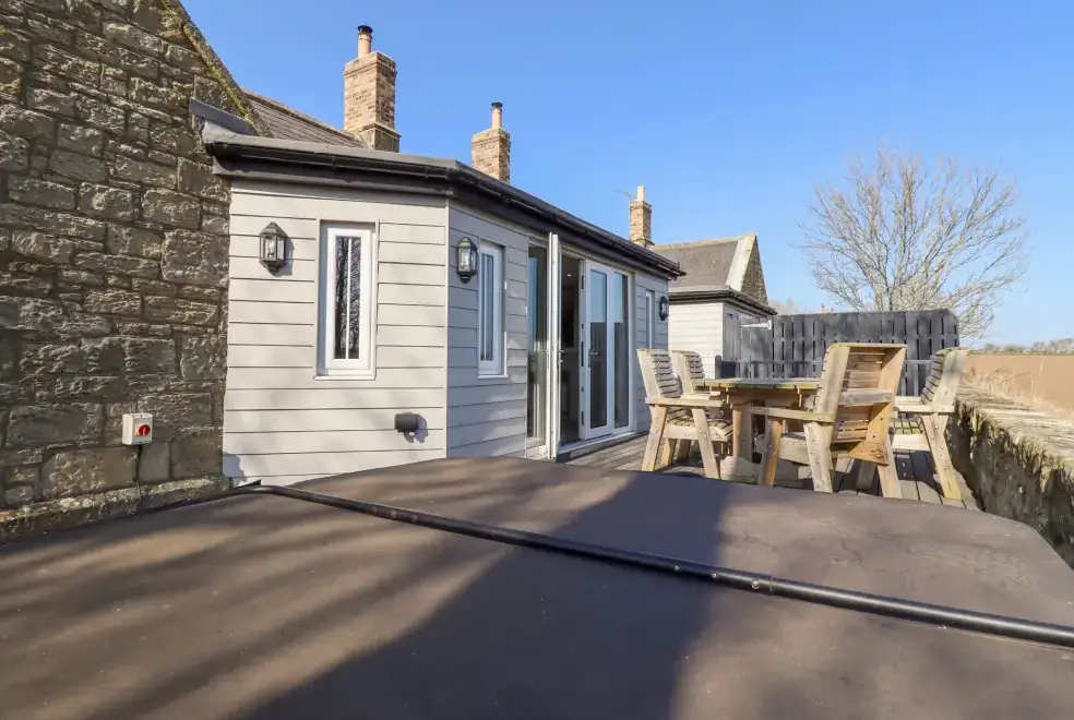 Decked area at Ash Cottage