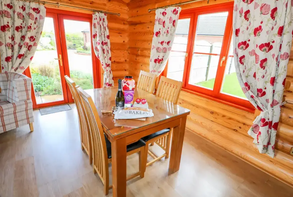 Kitchen/diner at Ash Lodge