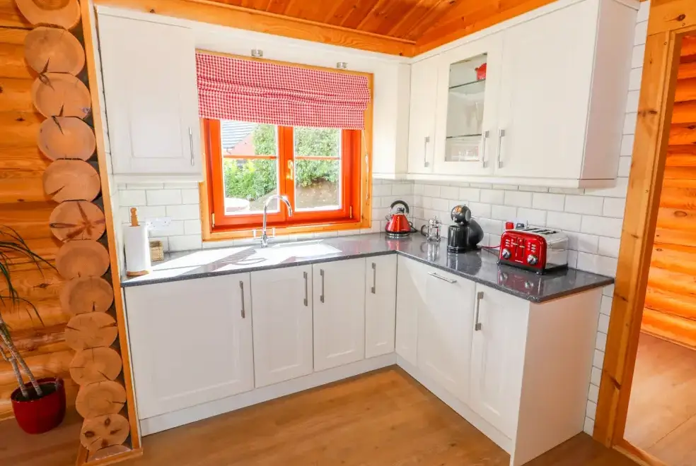 Well equipped kitchen at Ash Lodge