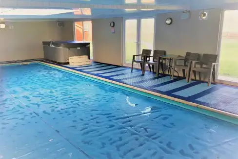 Indoor pool.