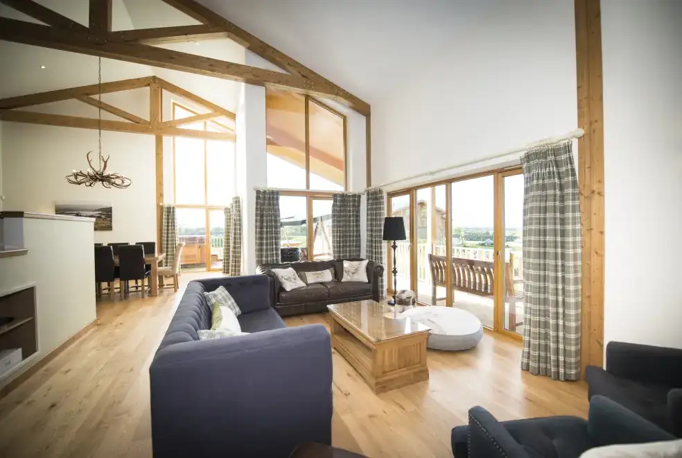 Open plan living area at Atlas