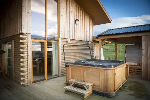 Private Hot Tub at Aurae, Highland