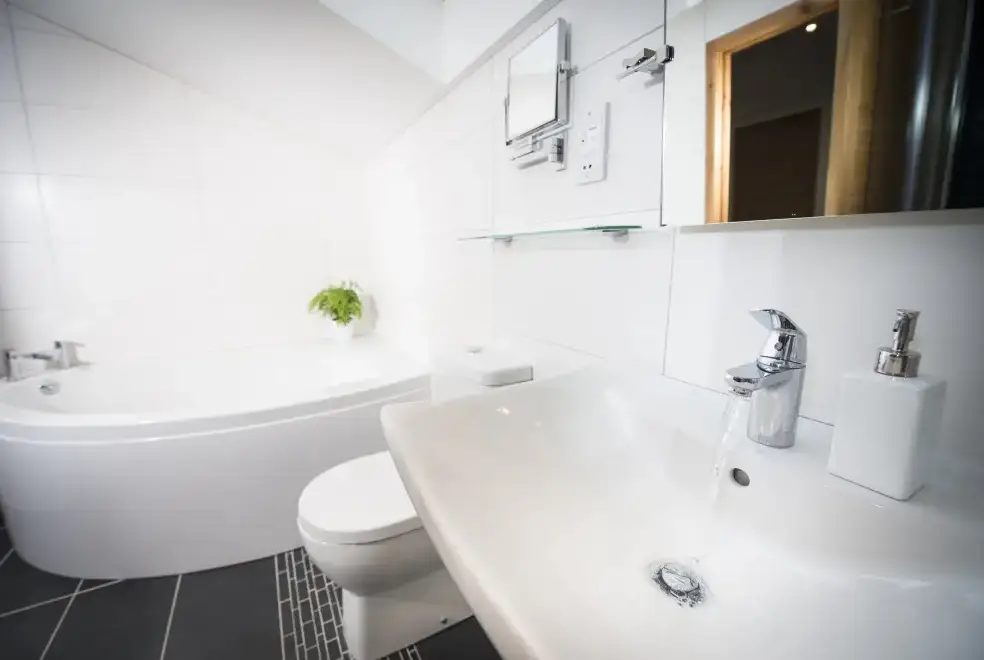 Ensuite bathroom at Aurae