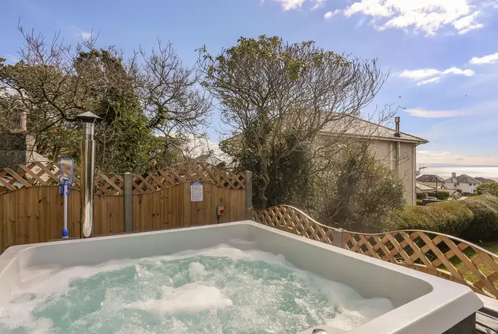 Private Hot Tub at Awelfryn