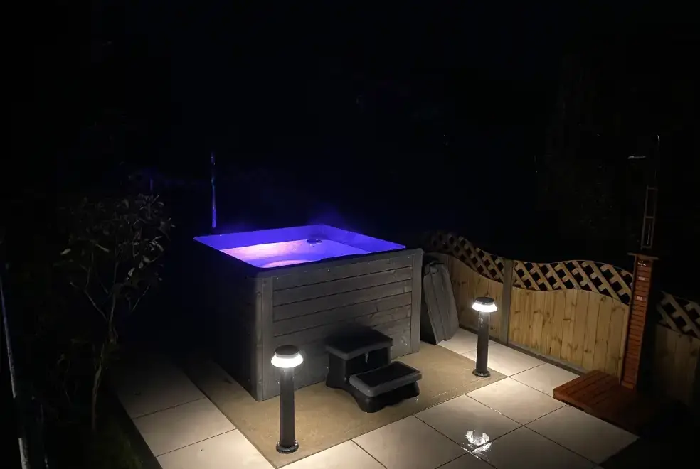 Shared Hot Tub at Awelfryn