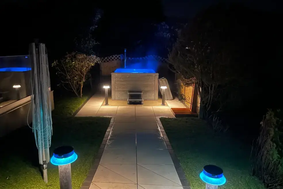 Private Hot Tub at Awelfryn