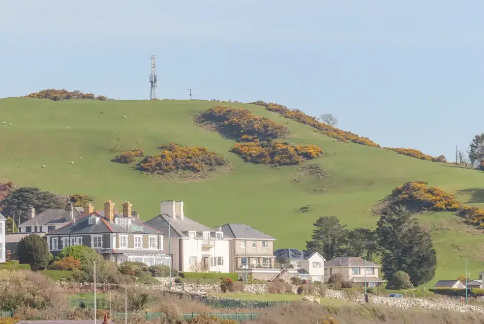 Countryside views at Awelfryn