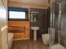 Ensuite bathroom at Bacheiddon Log Cabin - thumbnail photo