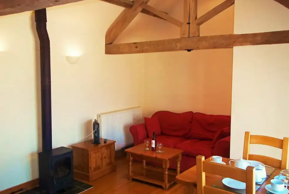 Lounge at Badger at Coombe Barn Cottages