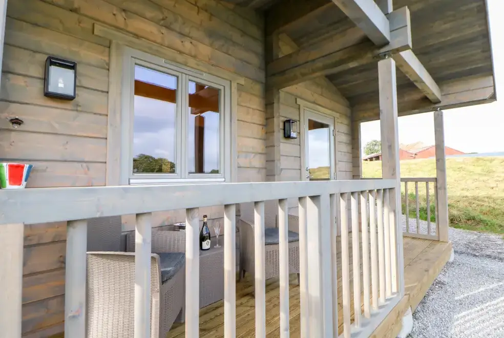 Decked area at Badgers Sett