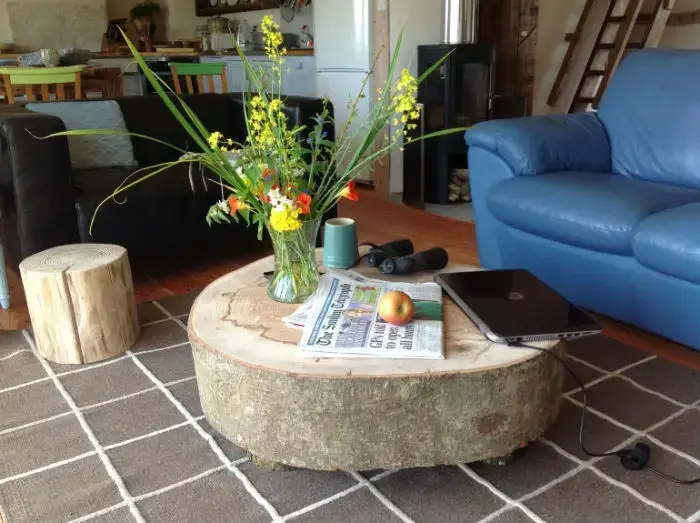 Lounge at Balebarn Eco Lodge