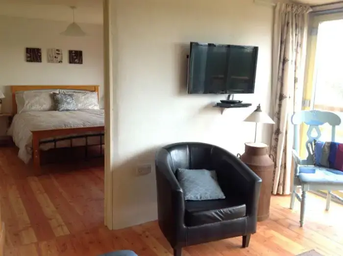 Lounge at Balebarn Eco Lodge