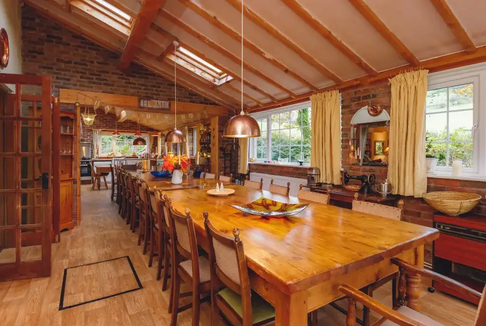 Dining room at Barlings Barn