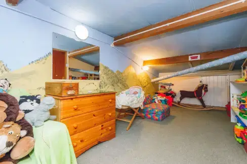 Children’s play area at Barlings Barn, Powys