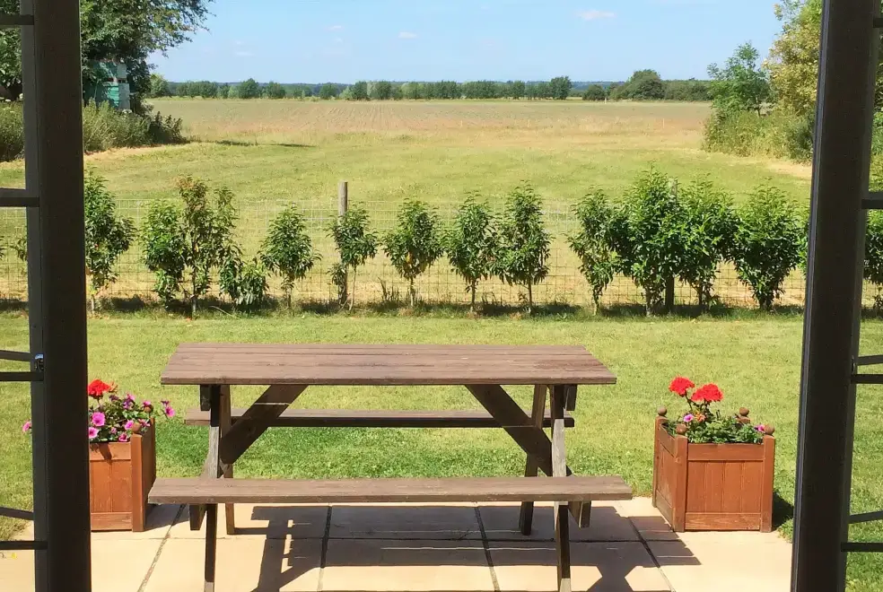 Countryside views at Barn Owl Cottage