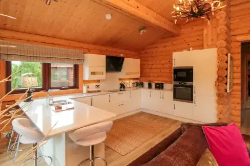 Luxury kitchen at Baysdale Lodge 5, North Yorkshire