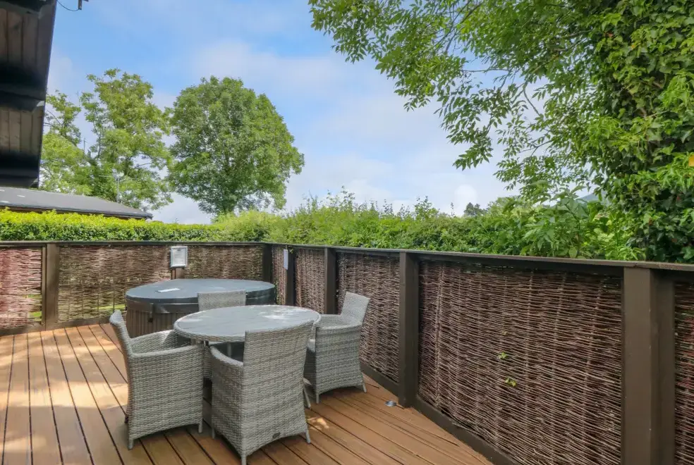 Decked area at Baysdale Lodge 5