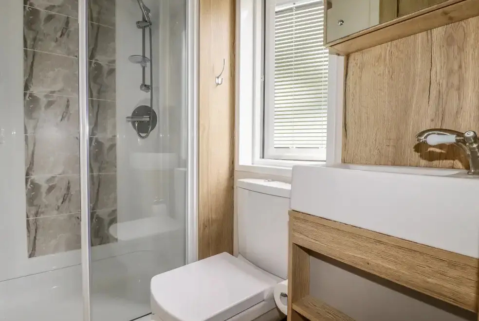 Shower room at Beachcliff