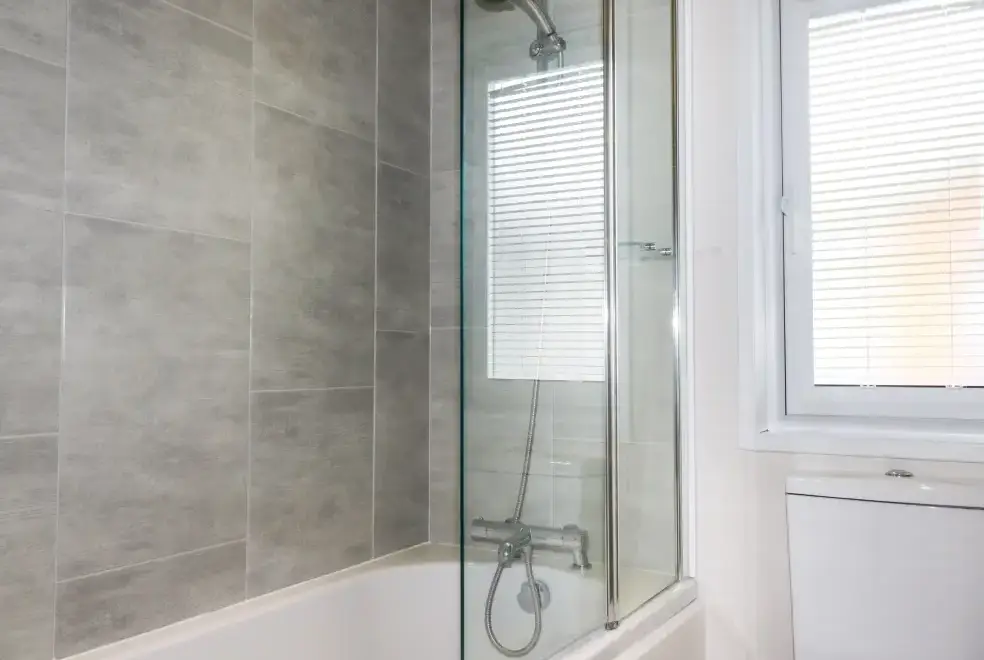 Shower room at Beachcliff