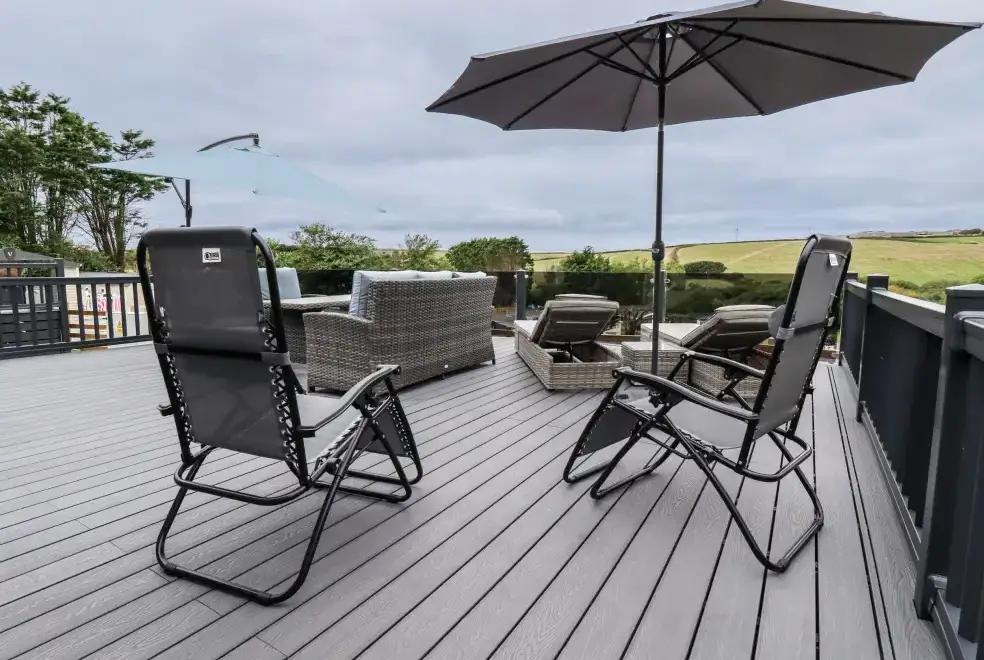 Decked area at Beachcliff