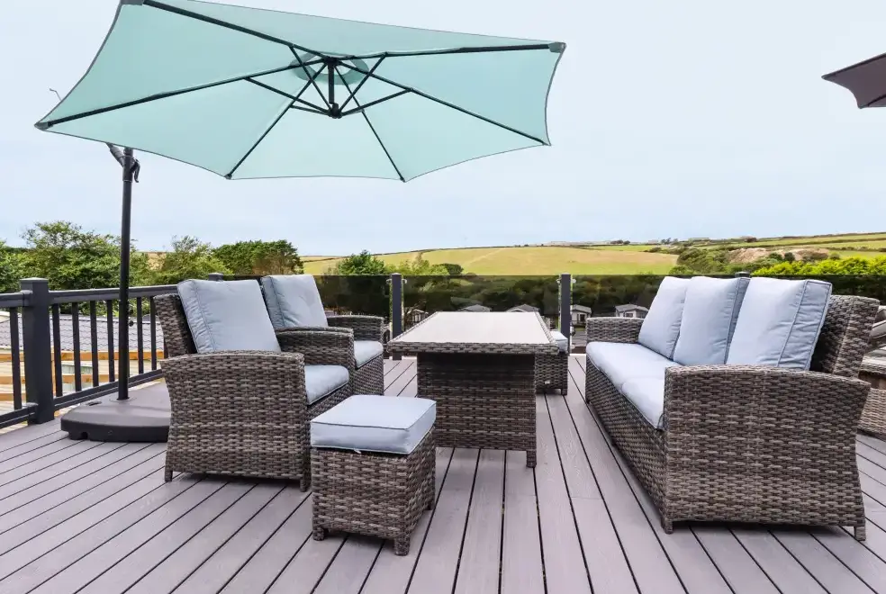 Decked area at Beachcliff