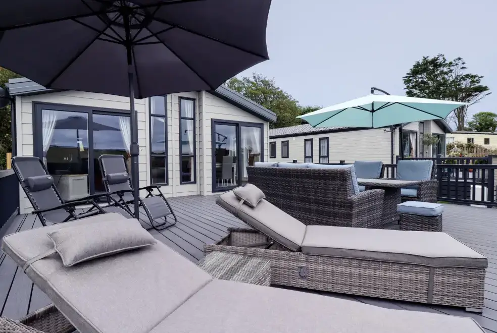 Decked area at Beachcliff