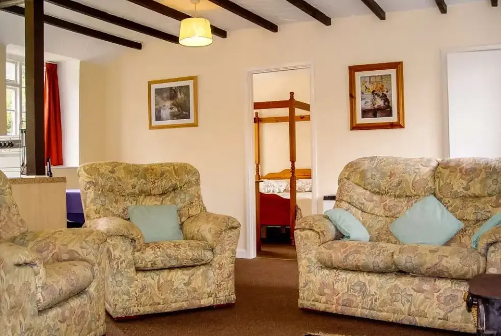 Lounge at Beachcomber at Watermouth Cove Cottages