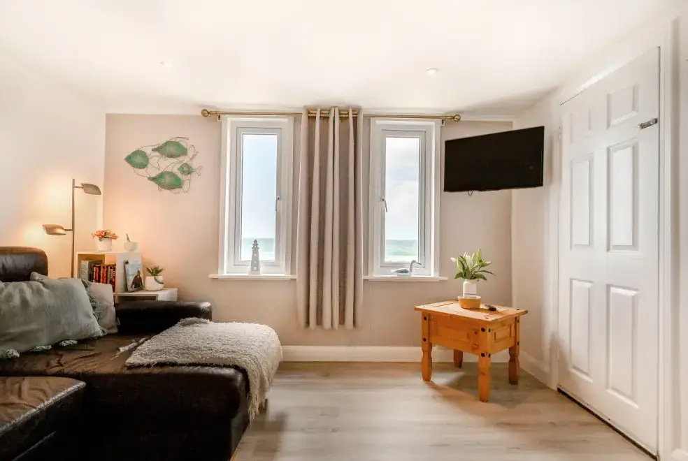 Sev view at Beachcomber's Cottage