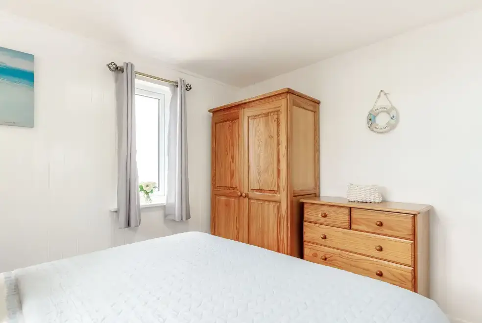 Bedroom at Beachcomber's Cottage