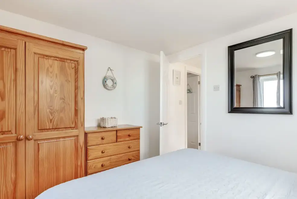 Bedroom at Beachcomber's Cottage