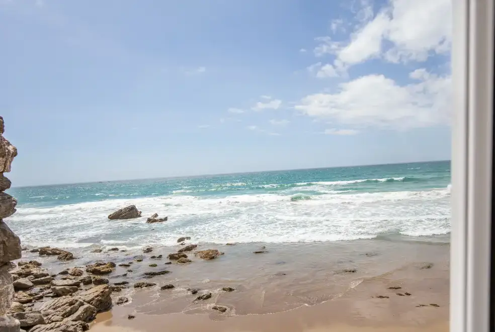 Sev view at Beachcomber's Cottage