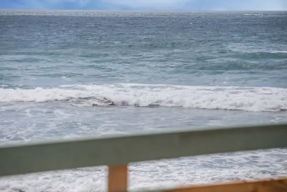 Sev view at Beachcomber's Cottage