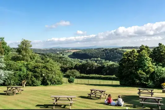 Countryside views at Beaford Country House