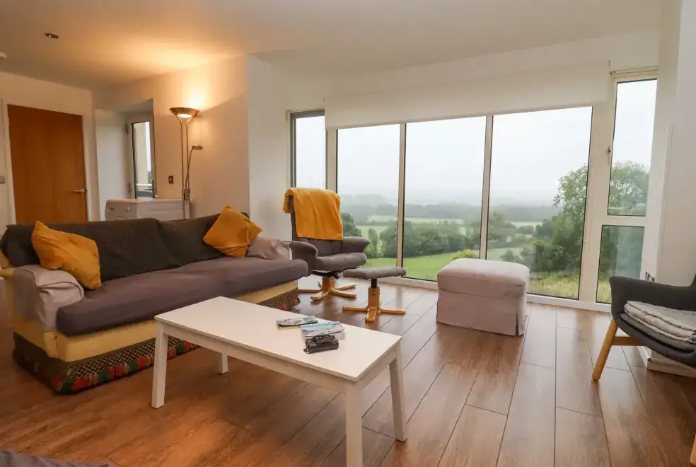 Open plan living area at Beautiful Cotswold View