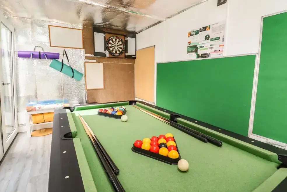Games Room at Beautiful Cotswold View