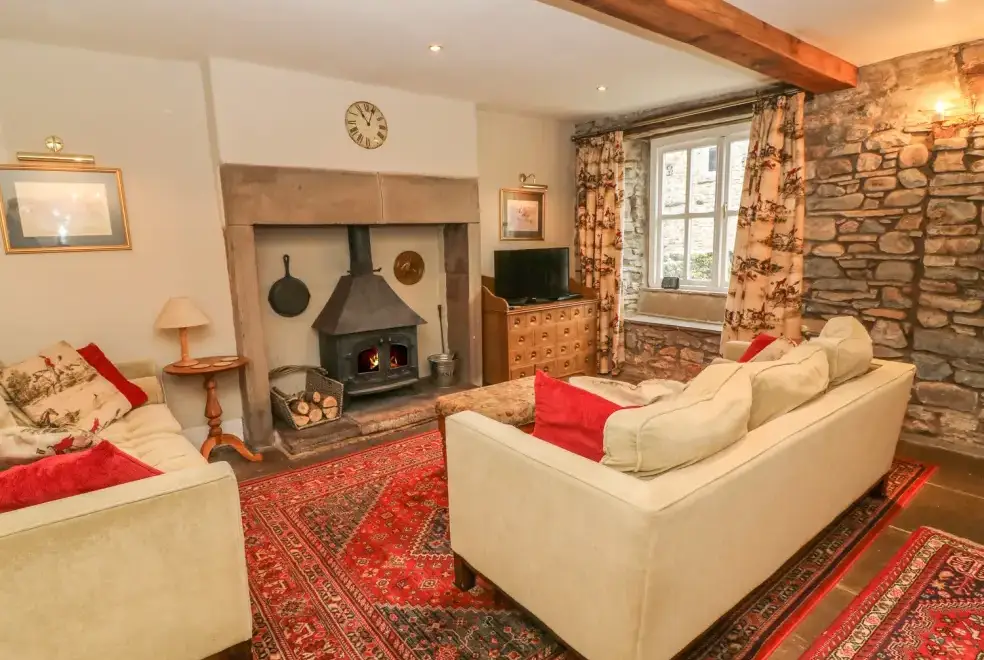 Lounge at Beckside Dogs-welcome Cottage,  The Lake District 