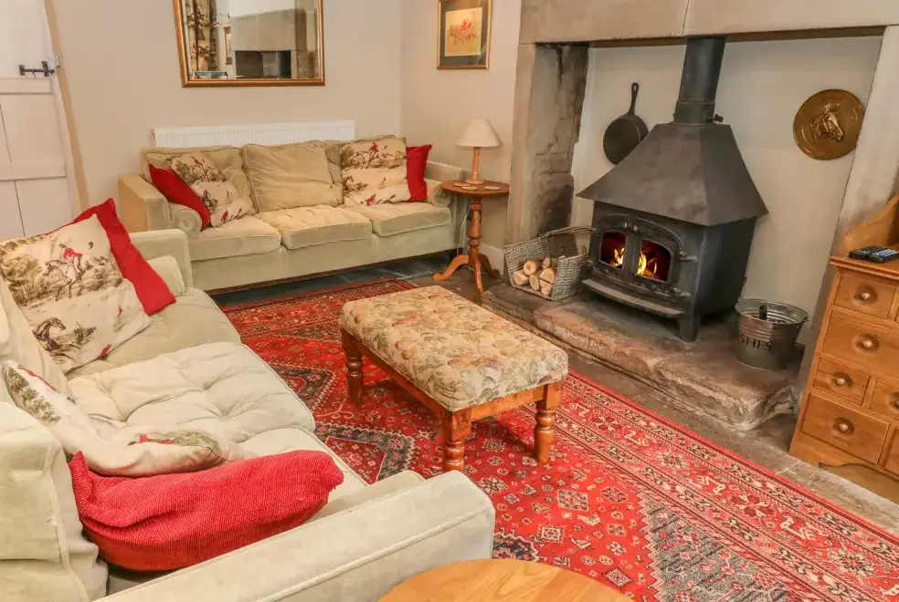 Lounge at Beckside Dogs-welcome Cottage,  The Lake District 
